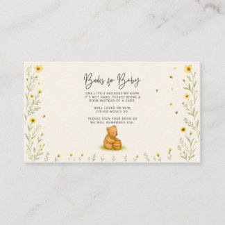Carte De Placement Fleurs de Nounours pour Bébé Livres