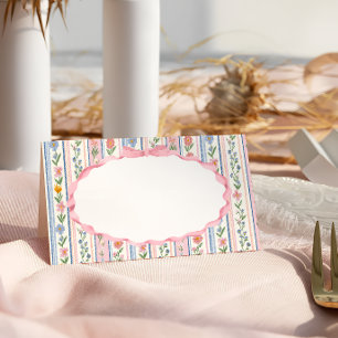 Carte de placement floral grandmillénaire