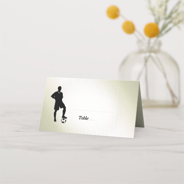 Carte De Placement Football / Design sportif (Devant)