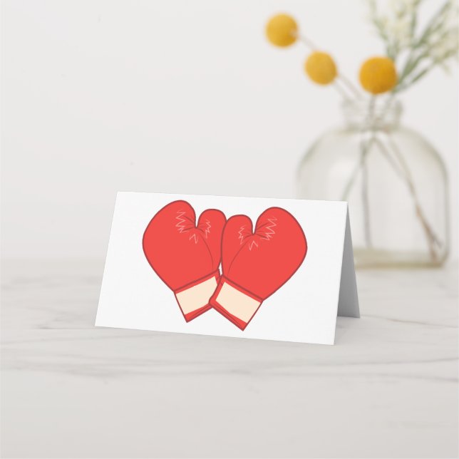 Carte De Placement Gants de boxe (Devant)