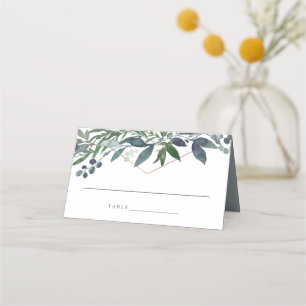 Carte De Placement Geo vert   Mariage or Rose