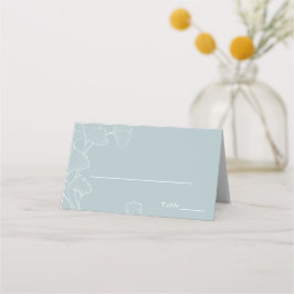 Carte De Placement Ginkgo Biloba Mariage Whimsical Plaqué Carte Place