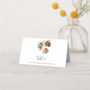 Carte De Placement Glaces Pickles Envies Bizarres Baby Shower
