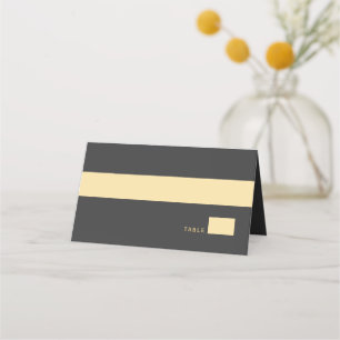 Carte De Placement Gris Rustique Gold Cercle Frame Ampersand Mariage