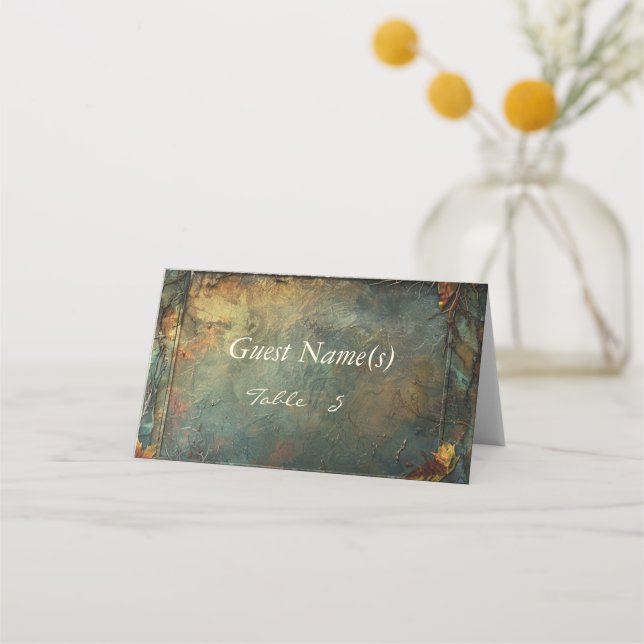 Carte De Placement Hobbiton Haven Mariage (Devant)