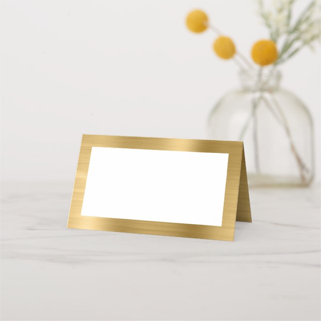 Carte De Placement Huile blanche et huile d'or (Devant)