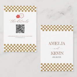 Carte De Placement Japanese Touch Bridal