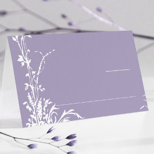 Carte De Placement Jardin Botanique Romantique Mariage à la Lavande