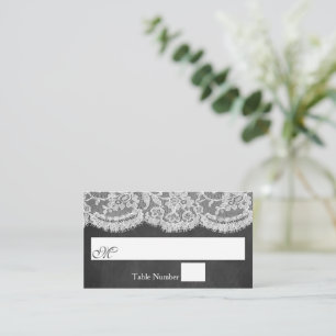 Carte De Placement La collection de Mariages Chalkboard & Lace