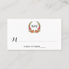 Carte De Placement La collection de Mariages d'été de Bohême