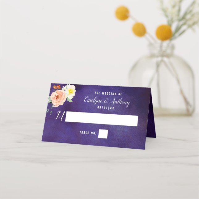 Carte De Placement La Collection Mariage Romance In Bloom (Devant)