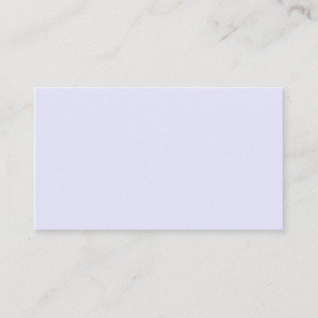Carte De Placement Lavender Plain Place Card (Devant)