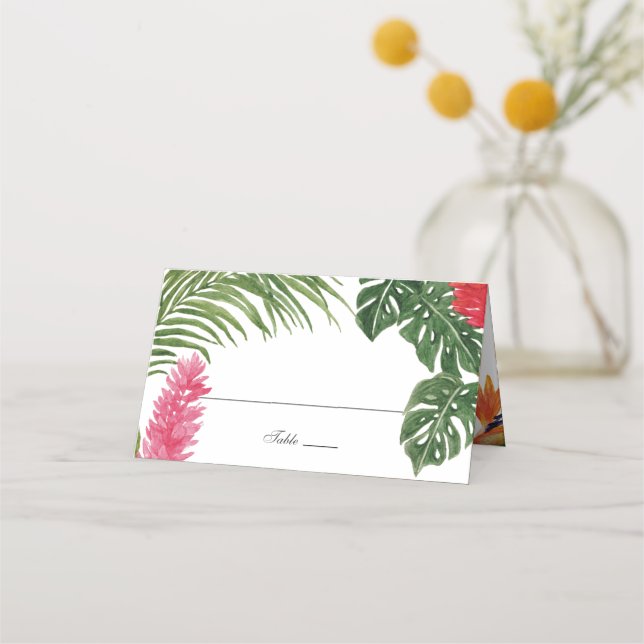 Carte De Placement Le rêve tropical (Devant)