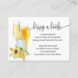 Carte De Placement Les tournesols apportent un livre Bubbles Baby sho