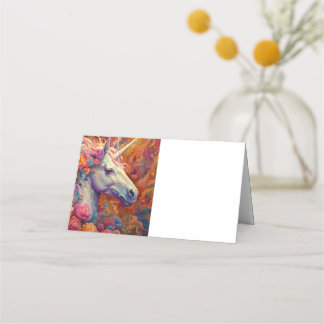 Carte De Placement Licorne Incroyable
