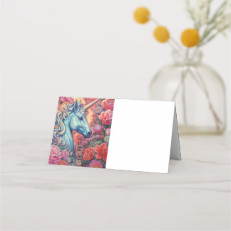 Carte De Placement Licorne Magique