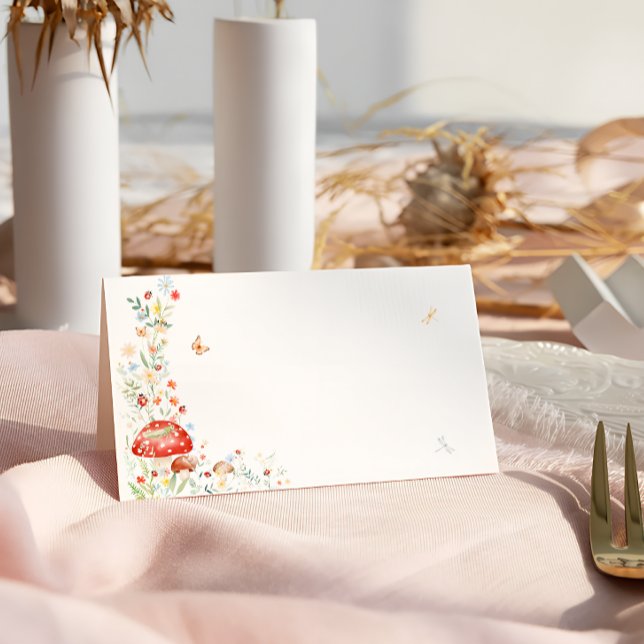 Carte De Placement Little Love Bug Baby shower Floral (Créateur téléchargé)