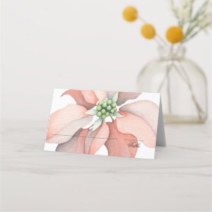 Carte De Placement Magie de Noël Mariage d'aquarelle