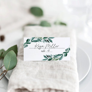 Carte De Placement Mariage abondant Foliage