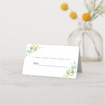 Mariage aux bourgeons de rose aquarelle bleue