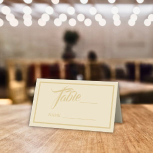 Carte De Placement Mariage blanc Lotus