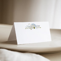 Mariage bleu doux romantique