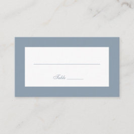 Carte De Placement Mariage bleu foncé