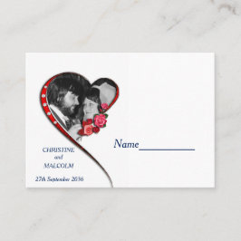 Carte De Placement Mariage cardiaque