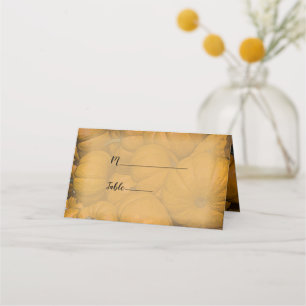 Carte De Placement Mariage Citrouille d'Orange
