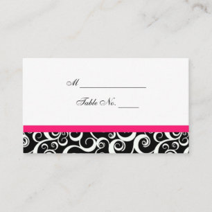 Carte De Placement Mariage Damask Swils Table Place Card