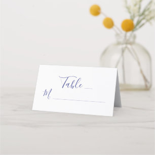 Carte De Placement Mariage de calligraphie moderne violet simple
