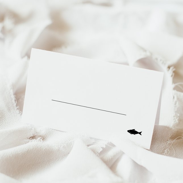 Carte De Placement Mariage de l'option de repas de poisson (Créateur téléchargé)