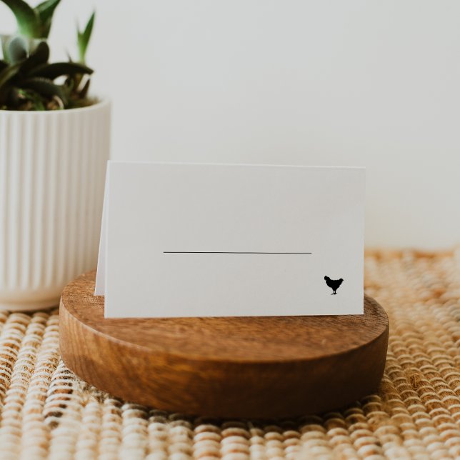 Carte De Placement Mariage de l'option de repas de poulet (Créateur téléchargé)