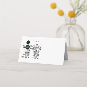 Carte De Placement Mariage de moto