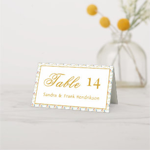 Carte De Placement Mariage des merles bleus