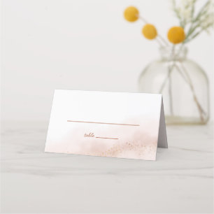 Carte De Placement Mariage d'or rose Cloud