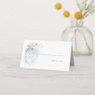 Carte De Placement Mariage Dusty Blue Over the Moon in Love