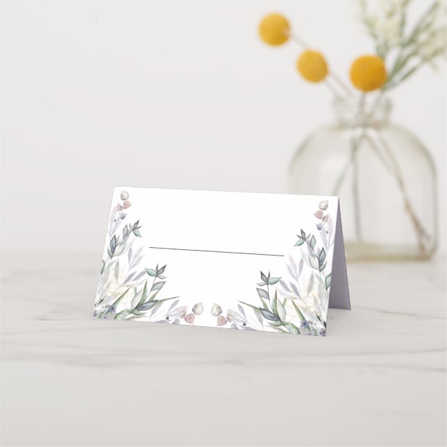 Carte De Placement Mariage en cuir écossais doux violet (Devant)
