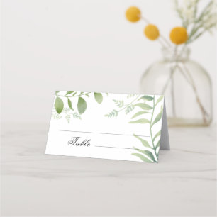 Carte De Placement Mariage Eucalyptus verdoyant