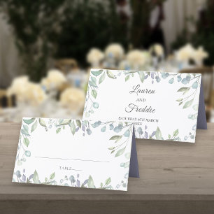 Carte De Placement Mariage floral Lilac Watercolor