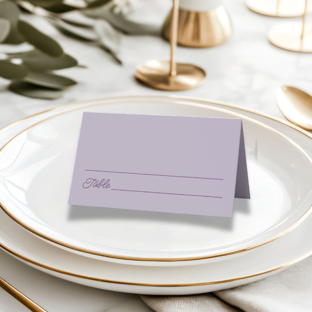 Carte De Placement Mariage Lilac (Créateur téléchargé)