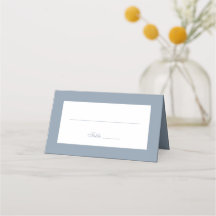 Mariage minimaliste Dusty Blue