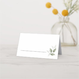 Carte De Placement Mariage moderne verdure