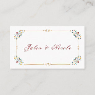 Carte De Placement Mariage Motif classique complexe de géométrie vint