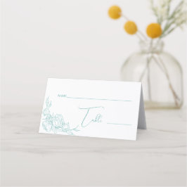 Carte De Placement Mariage Peony Elegance