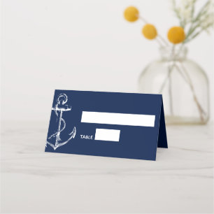 Carte De Placement Marine des Mariages d'Ancres nautiques