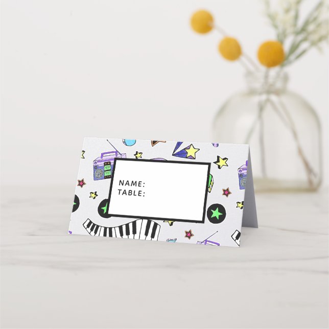 Carte De Placement Montez la musique (Devant)