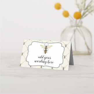 Carte De Placement Motif Honey Bee Honeypeb