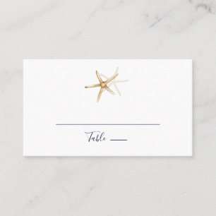 Carte De Placement Nautique moderne Mariage plat Starfish