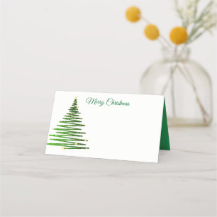 Carte De Placement Nom Carte Place-Christmas Tree Carte Place